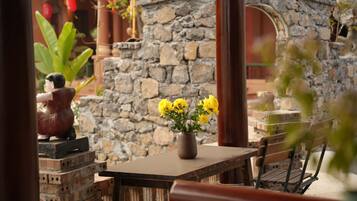 Spiseområde på rommet