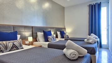 4 bedrooms, laptop workspace, iron/ironing board, free cribs/infant beds