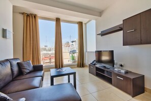 Living area - Stunning City Views Sliema Duplex Penthouse (Sliema)