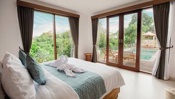 Deluxe-Villa, Poolblick