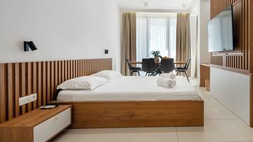 Apartemen Keluarga, pemandangan teluk