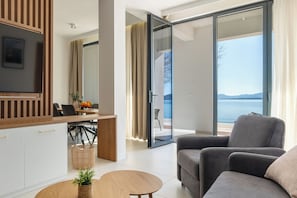 Appartement Familial, vue baie | Vue de la chambre