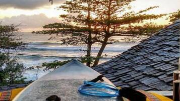 Tremannsrom – classic, balkong, havutsikt | Spa