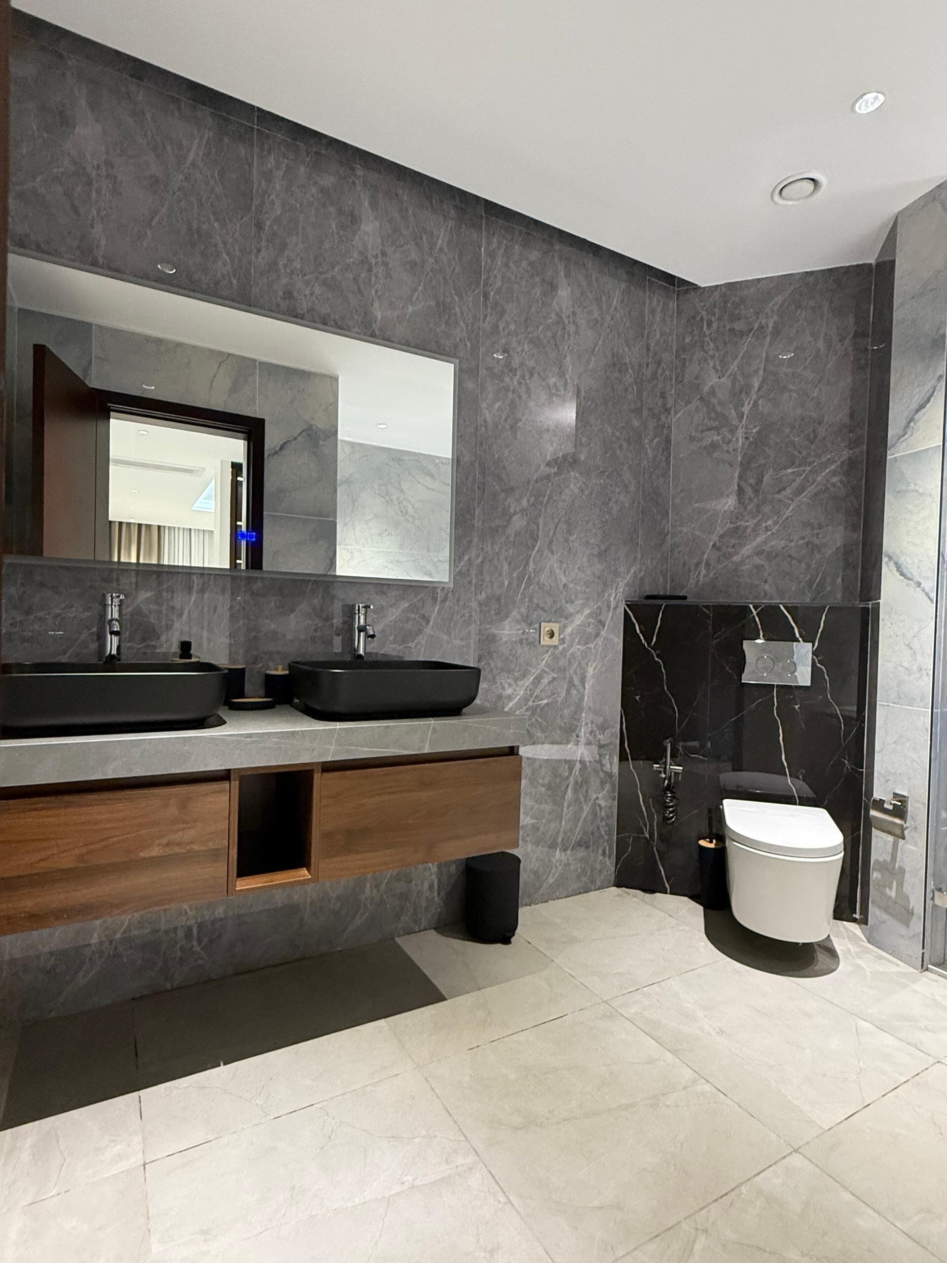 Habitación Deluxe doble, balcón, vistas a la playa | Baño