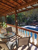 Family Cottage, 2 Bedrooms, Pool View | Outdoor dining