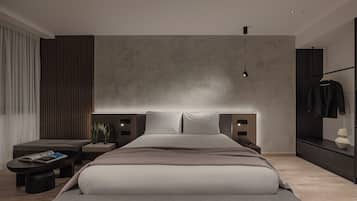 Junior Suites | Bộ đồ giường cao cấp, nệm cao su hoạt tính (memory foam), minibar