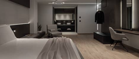 Junior Suites | Ropa de cama de alta calidad, camas con efecto memoria y minibar