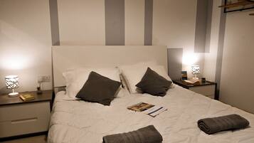 Family Apartment, Multiple Bedrooms (A Sunny Seaview In Central Sliema) | 2 bedrooms, iron/ironing board, free WiFi, bed sheets