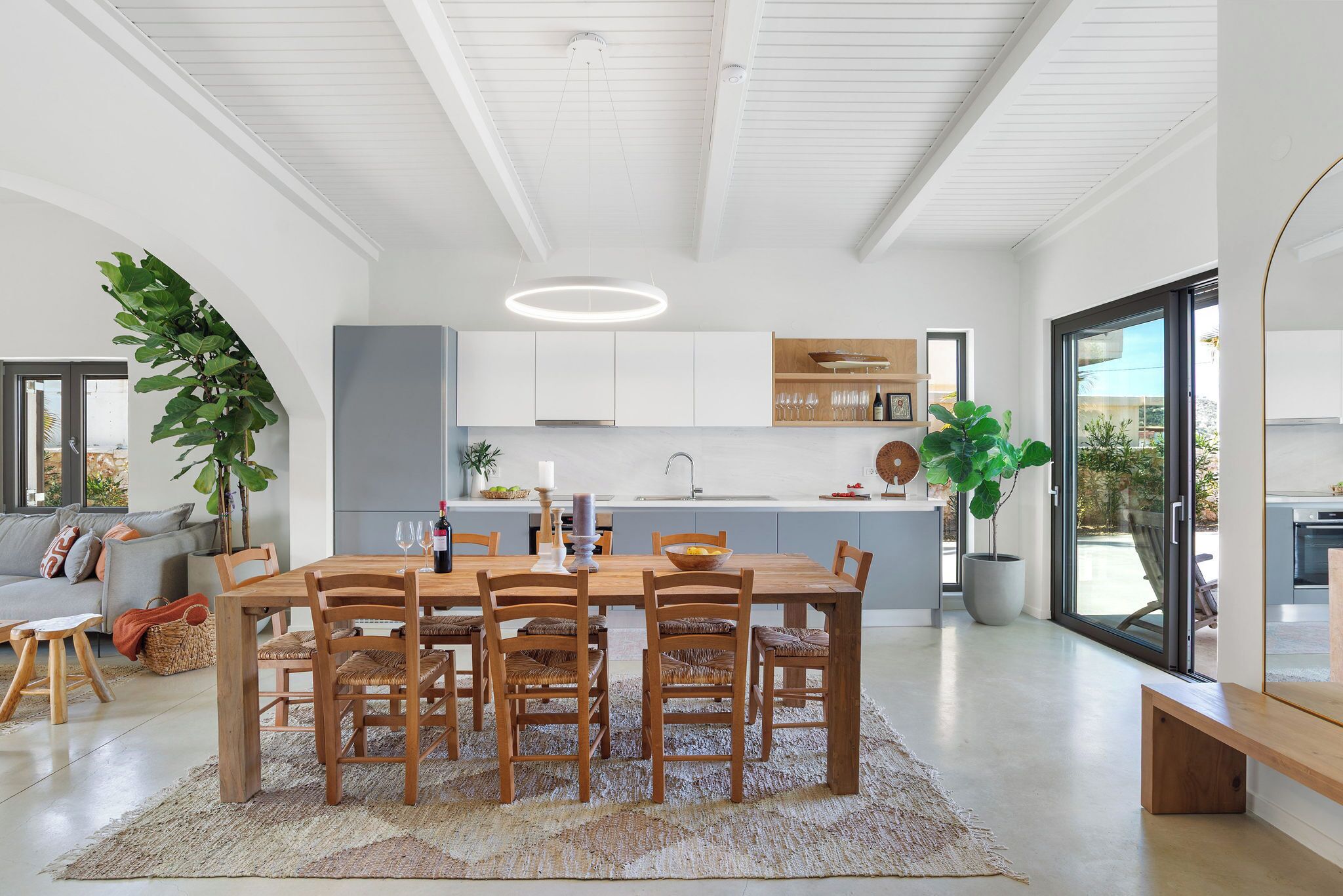 Maison, 3 chambres, en front de plage | Restauration