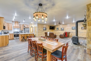 House (2 Bedrooms) | Interior - Covered Patio, Creek & Mtn Views: Afton Nature Hub (Afton)
