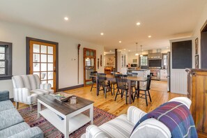 House (4 Bedrooms) | Interior - Hike, Bike, & Explore: Vermont Family Farmhouse! (New Haven)