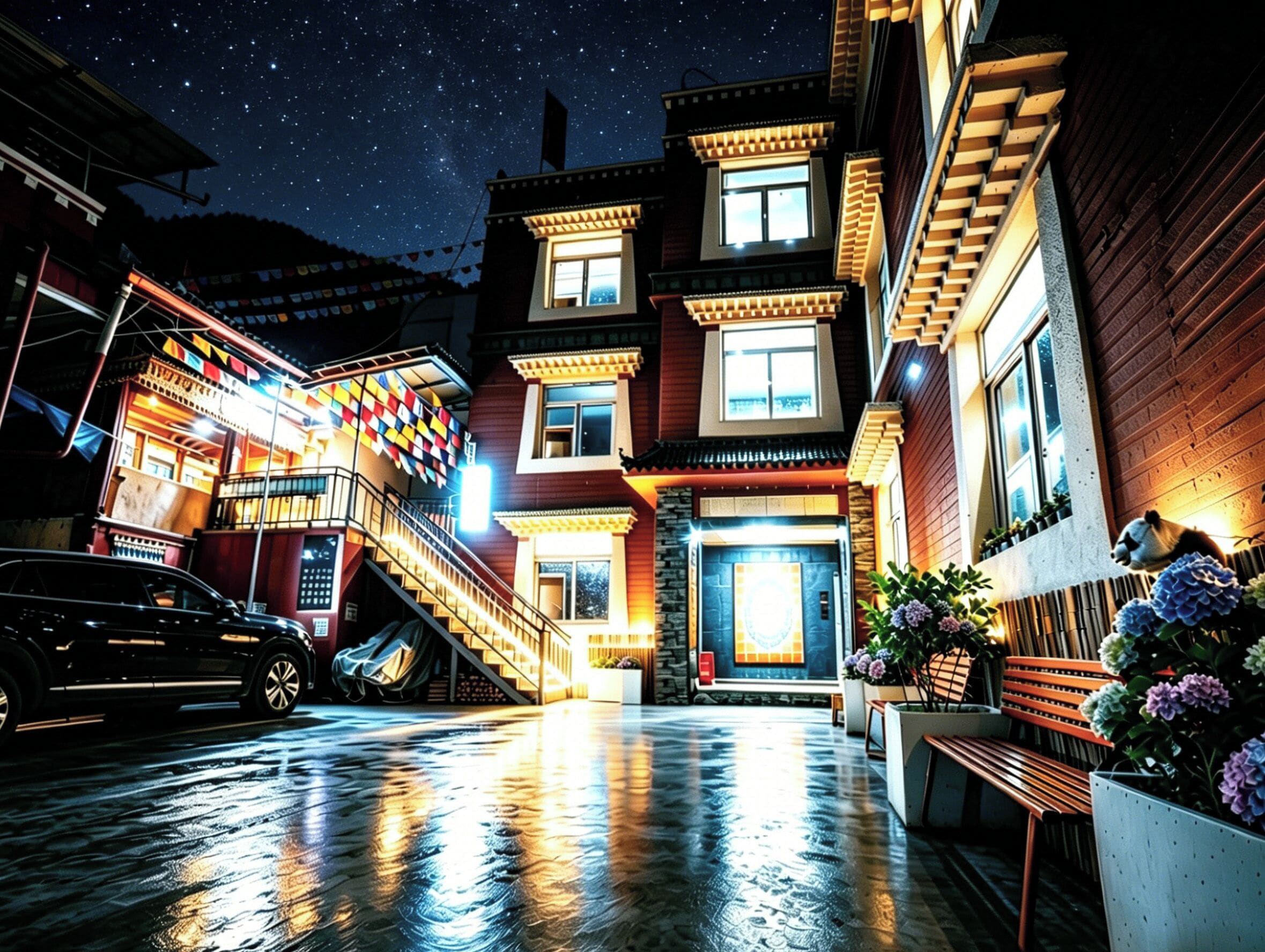 숙박 시설 정면