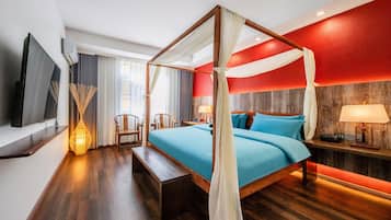 Tradisjonelt dobbeltrom, 1 kingsize-seng, ikke-røyk, fjellutsikt