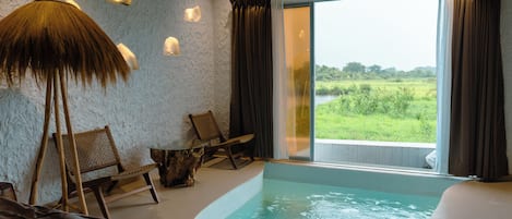 Casa de campo, vista parcial para o lago