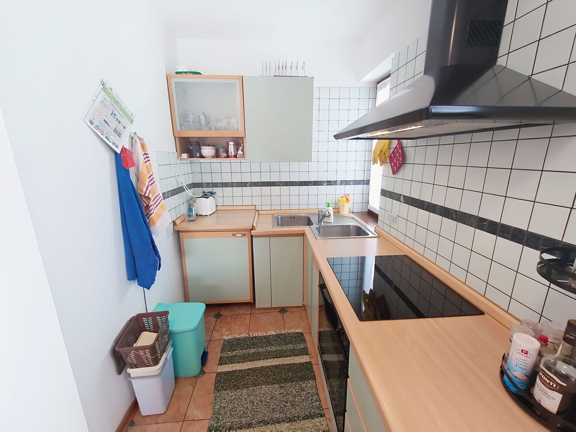 Kitchen, Flooring, Interior Design, Countertop, Floor, Kitchen Appliance, Major Appliance, Room, Kitchen Sink, Furniture