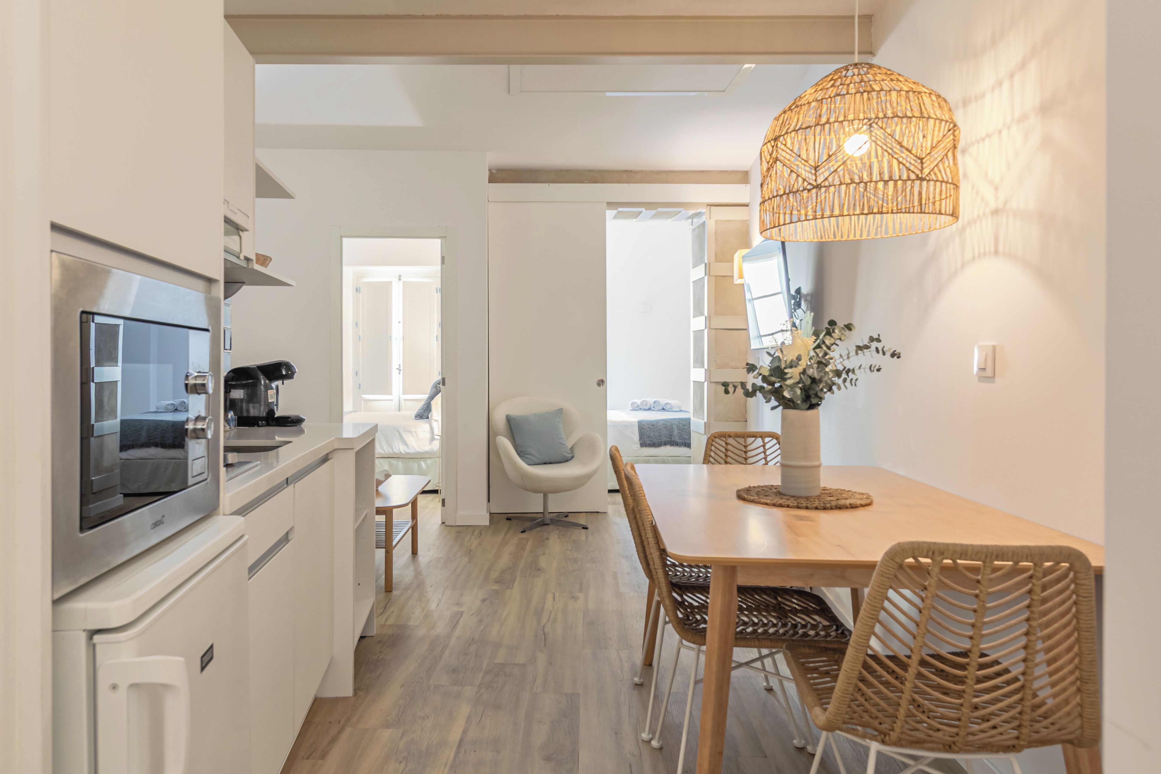 Căn hộ Deluxe, quang cảnh thành phố | Khu ăn uống