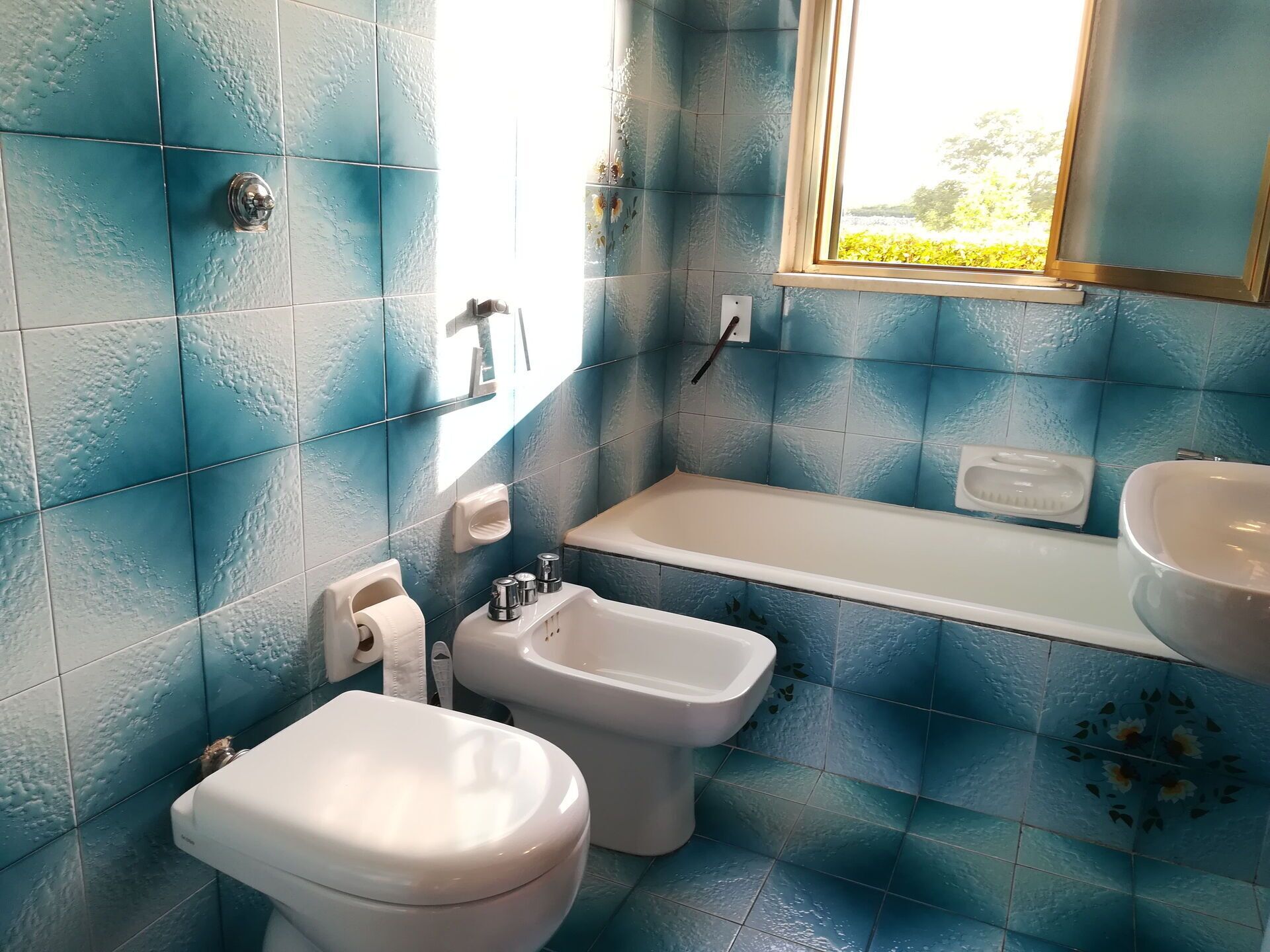 Dusche, Haartrockner, Bidet