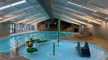 Indoor pool, a heated pool