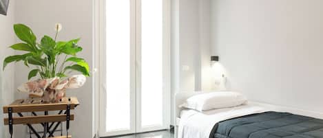 Camera Basic con 2 letti singoli, vista città