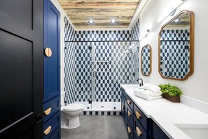 Bathroom - Stunning View Retreat: Hot Tub, Game Loft, Designer Interior, King Suites & More (Broken Bow)