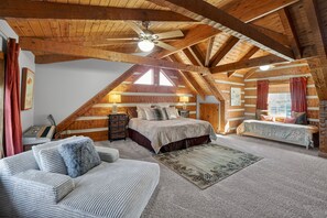 Cabana, 5 quartos | 5 quartos, espaço de trabalho para notebook