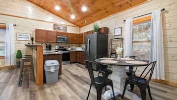 Signature Cabin, 1 Bedroom, Hot Tub | Private kitchen