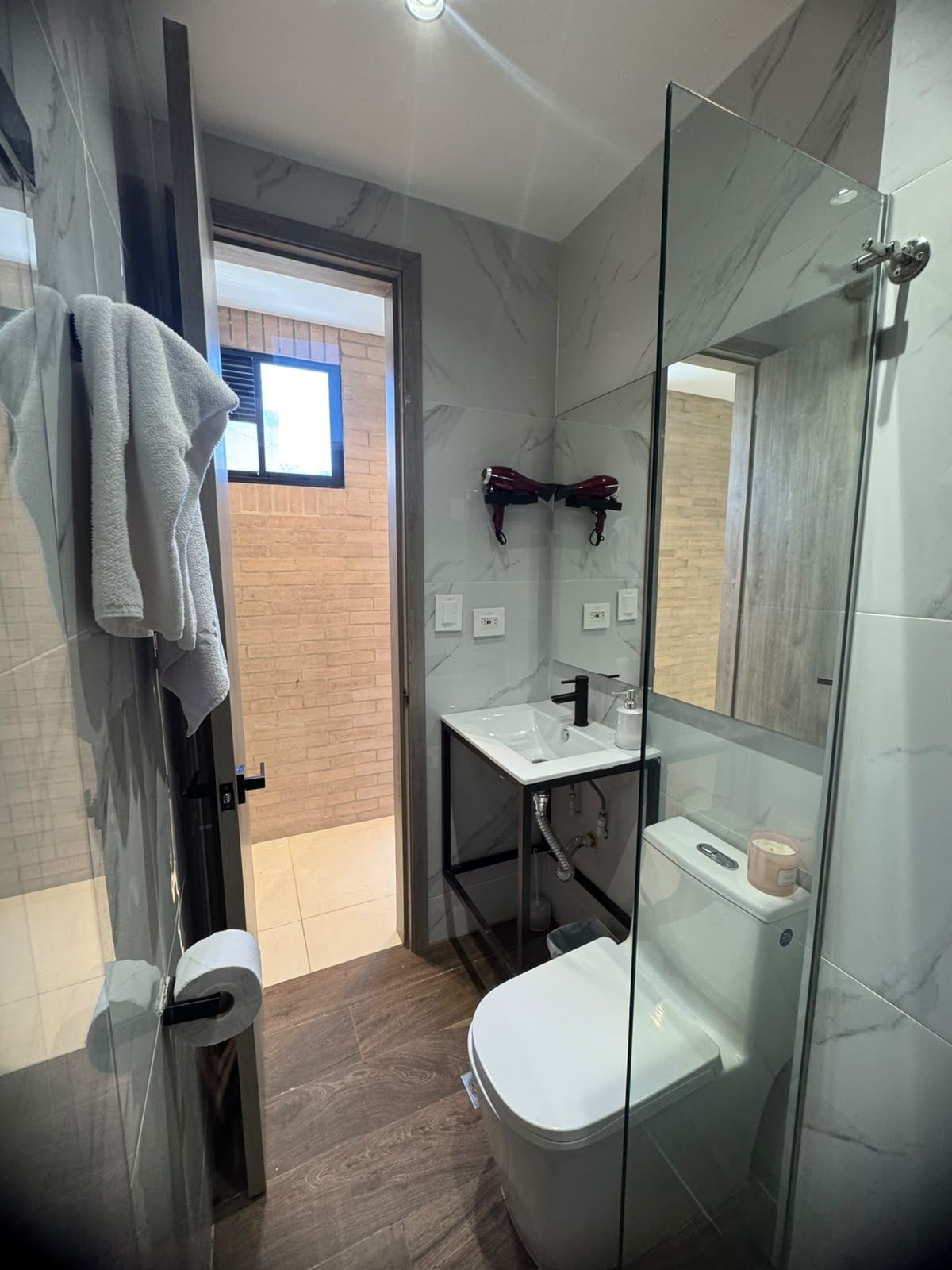 Departamento, 1 cama King size, para no fumadores | Baño