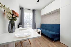 Living area - Sołtysowicka 21CC Wrocław | Functional studio | Słowiański Park | Pet-friendly (Wrocław)