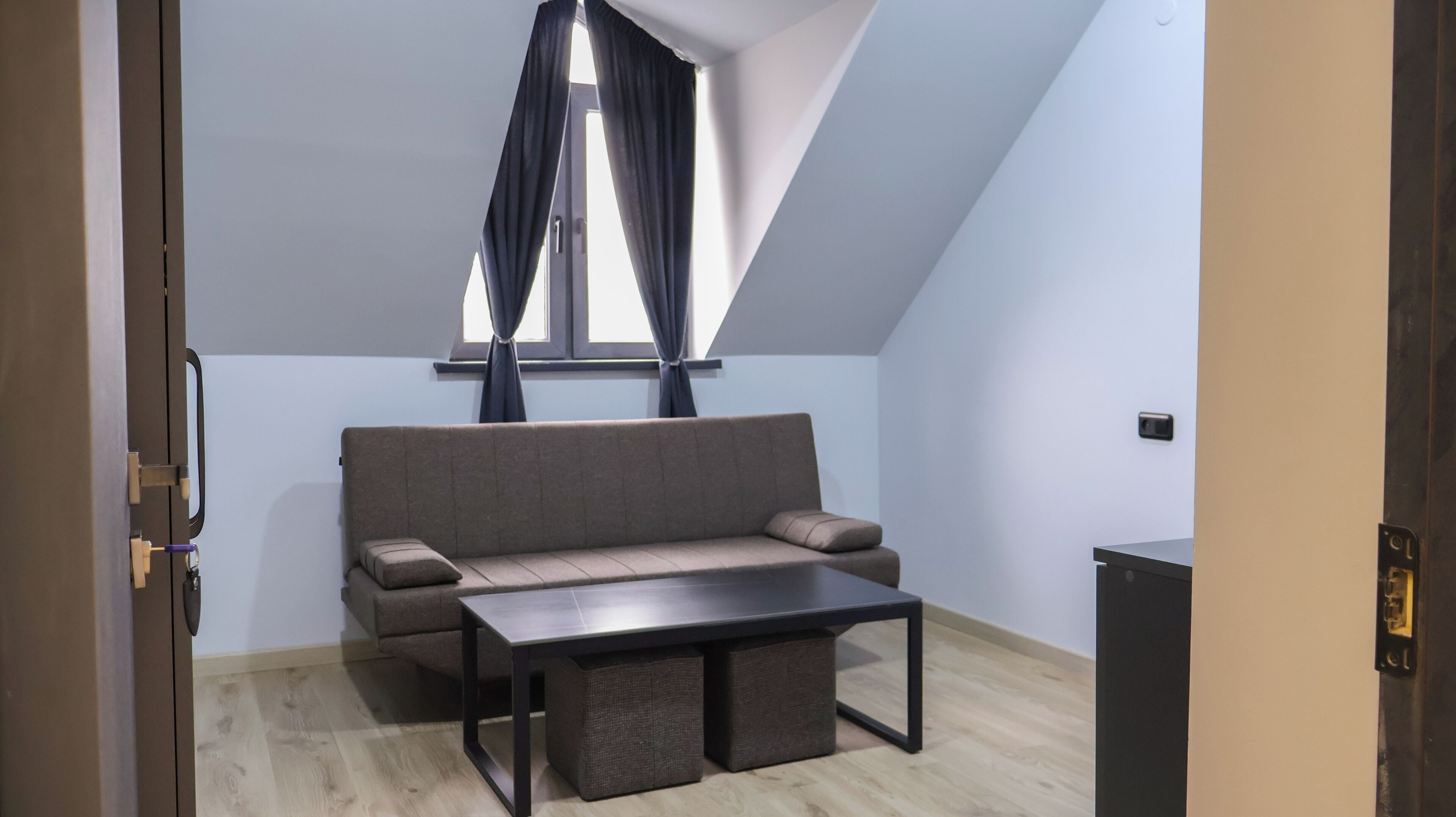 Habitación doble ejecutiva | Área de sala de estar | Impresora 