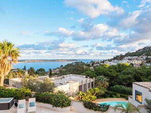 Villa (6 Bedrooms) | Pool | Outdoor pool, sun loungers - Villa Alexandra: Sea Views, Pool, Jacuzzi & Sauna (Mellieha)
