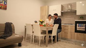 Ferienhaus, 1 Schlafzimmer, barrierefrei | Esszimmer