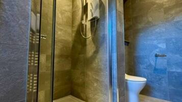 Hair dryer, towels