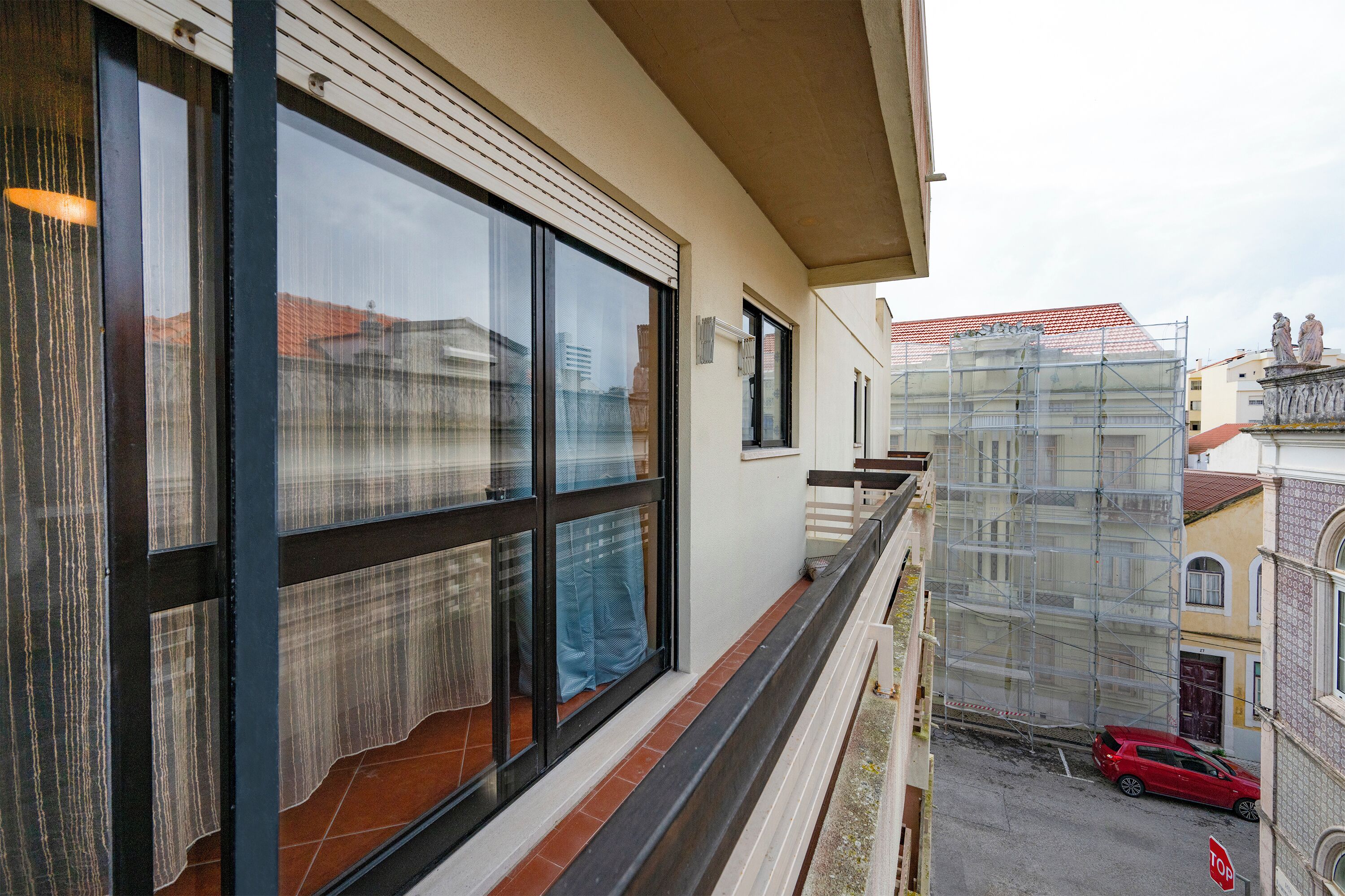 Apartemen, pemandangan kota | Balkon