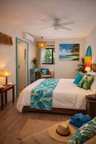Guest Room 'Les Philous Gourmands - Caraïbes' with Shared Garden and Wi-Fi