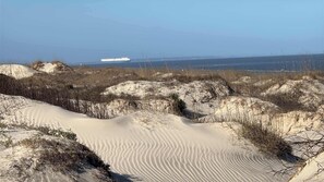 On the beach