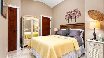 2 bedrooms, iron/ironing board, travel crib, WiFi (free)