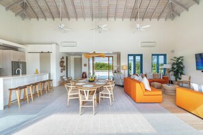 Interior - Turks & Caicos Waterfront Villa, Pool, Private Dock & Pickleball (Leeward Settlement)