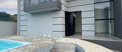 Fassade der Unterkunft