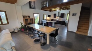 Dining - Holiday Home “Belle Villa 160” with Private Pool, Shared Terrace and Wi-Fi (Blars)