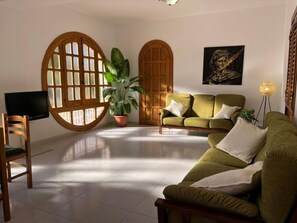 Exclusive Villa, 4 Bedrooms, Private Pool, Partial Sea View | Living area - VFH The Sicilian Dream Pool Villa (Altavilla Milicia)