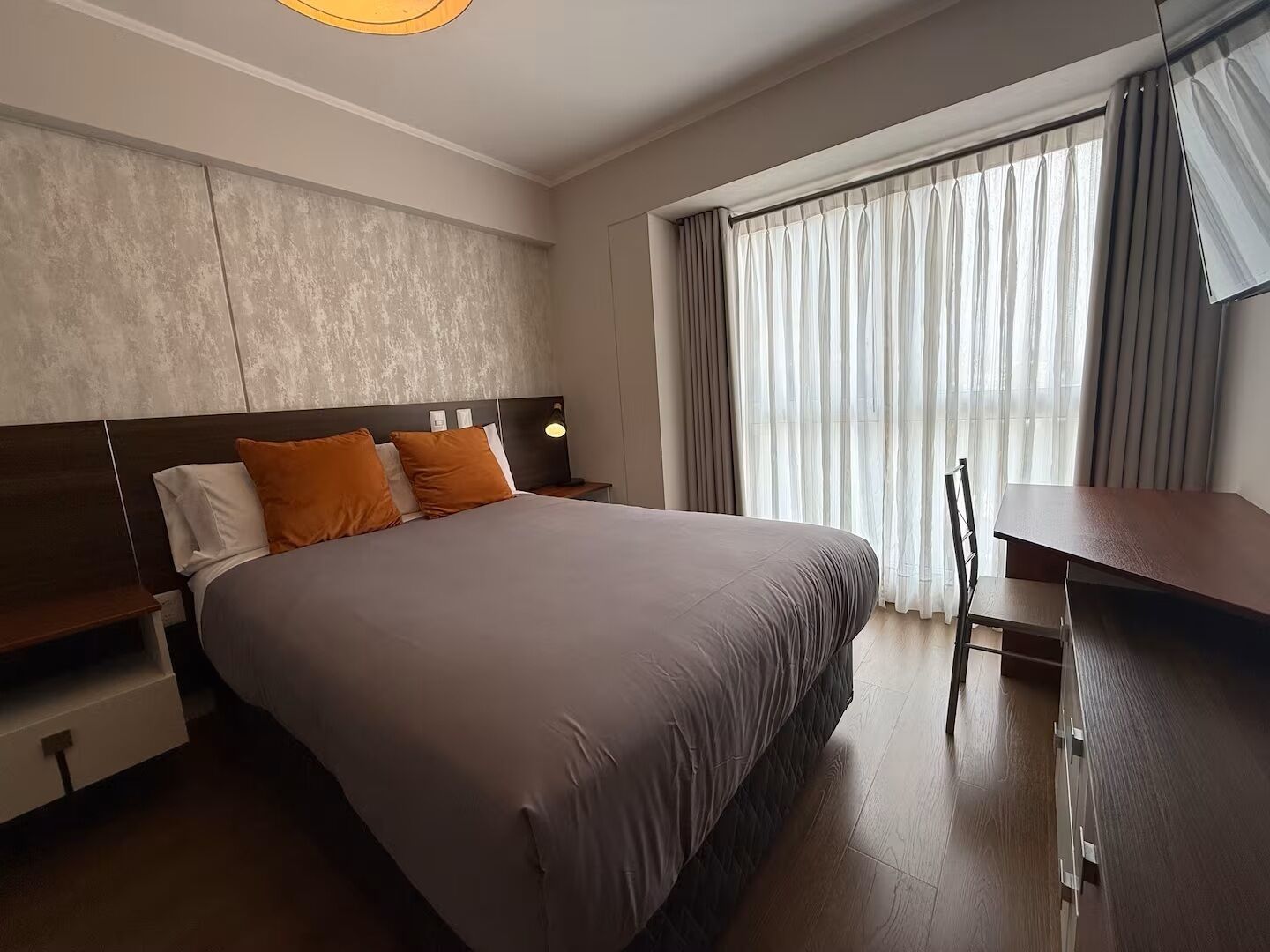 Leilighet, balkong, byutsikt