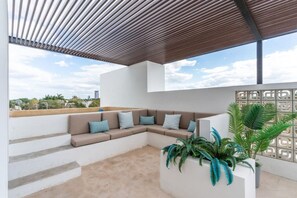 Terrace/patio - Refugio de Montebello by Kanaa | 1 bd 1.5 bth condo in Northen Merida (Merida)