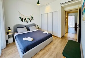 2 bedrooms, iron/ironing board, free WiFi, bed sheets