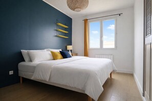 4 chambres, Wi-Fi gratuit, draps fournis