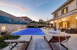 Pool - Villa Melyssaia, Private Pool and Garden, Spacious Furnished Terrace, Zakynthos (Zakynthos)