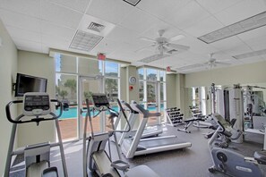 Fitness facility - ⛱️ Walk to Beach 🌟 Balcony with Gulf Views ☀️ 2 Pools | Ariel Dunes I 1306 (Miramar Beach)