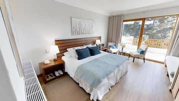 Habitación doble ejecutiva, balcón, vista al jardín