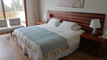 Standaard tweepersoonskamer, balkon, uitzicht op tuin