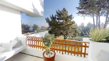 Chambre Double ExĂ©cutive, balcon, vue jardin | Enceinte de lâhĂ©bergement