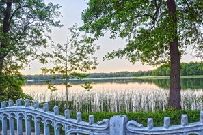 House | View from property - Holiday Home With a Garden, Right by the Lake (Lubrza)